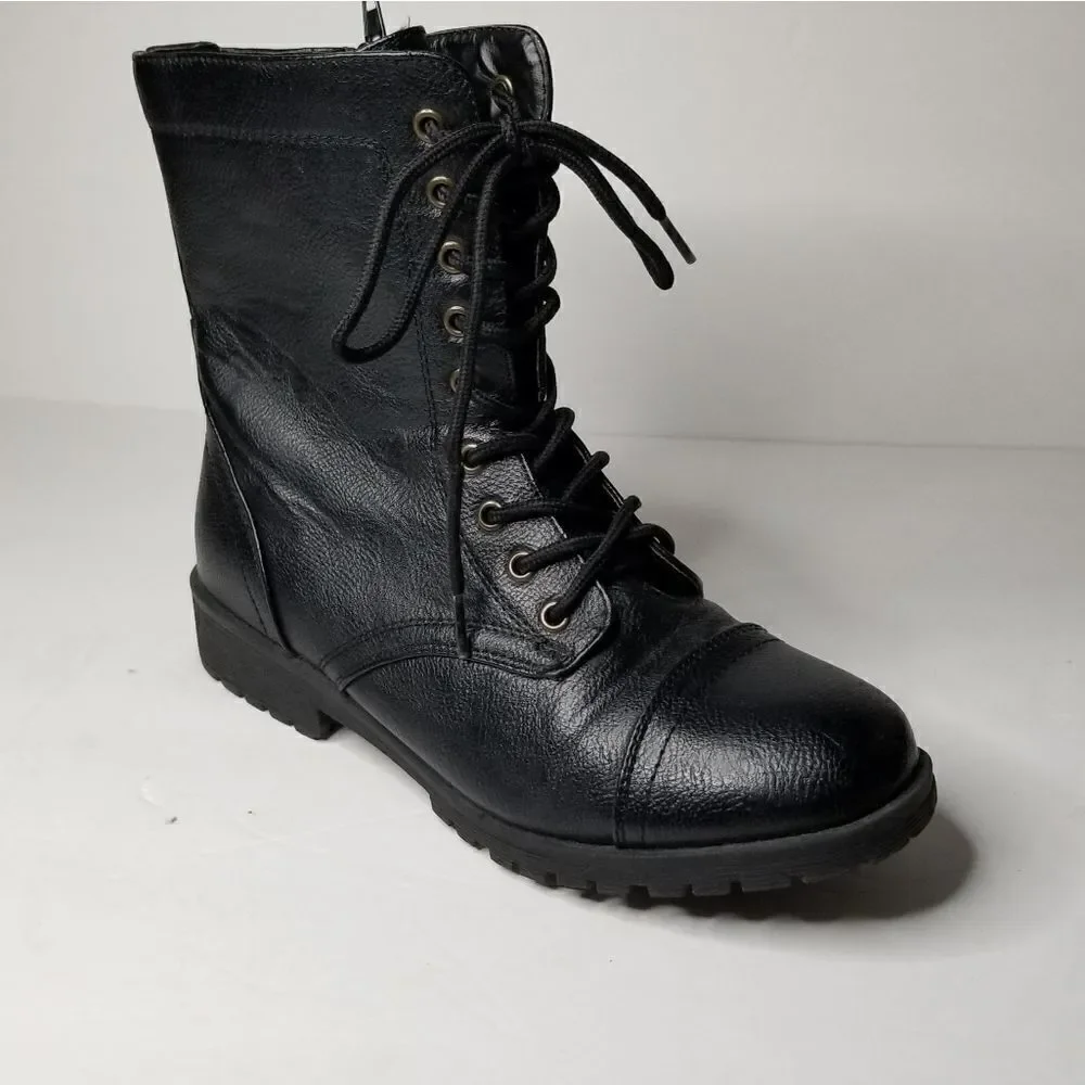 Bamboo boots side zipper